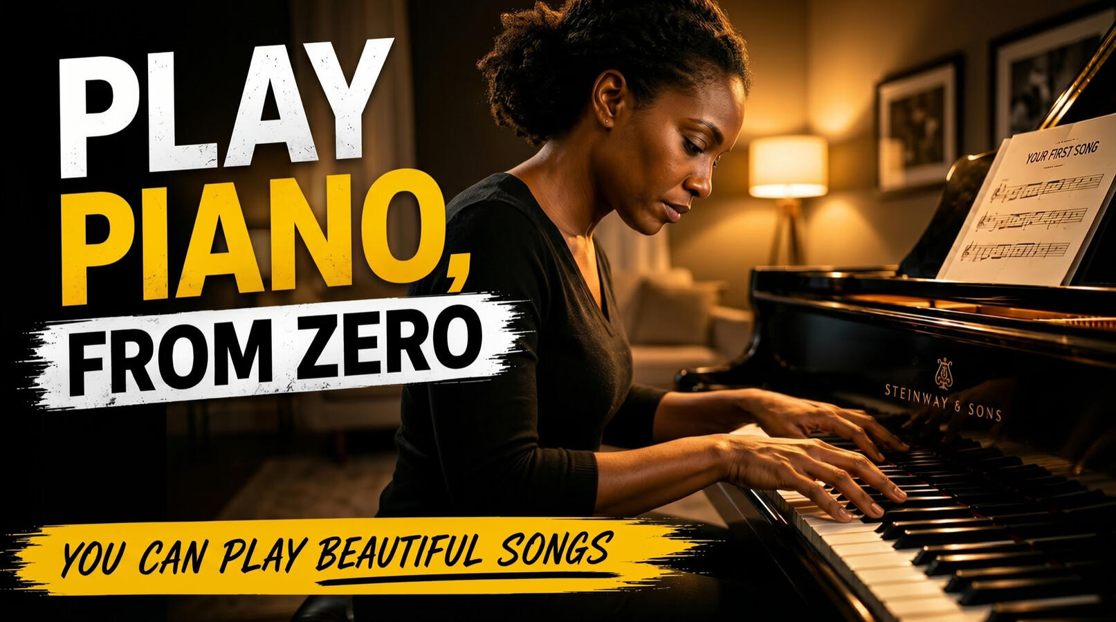 Play Piano From Zero - Beginner Piano Accompaniment Course